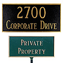 Rectangle Aluminum Plaques
